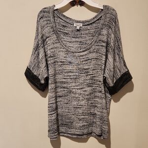 ❤️ SPLENDID SUPER SOFT GRAY KNIT DOLMAN TOP, XS